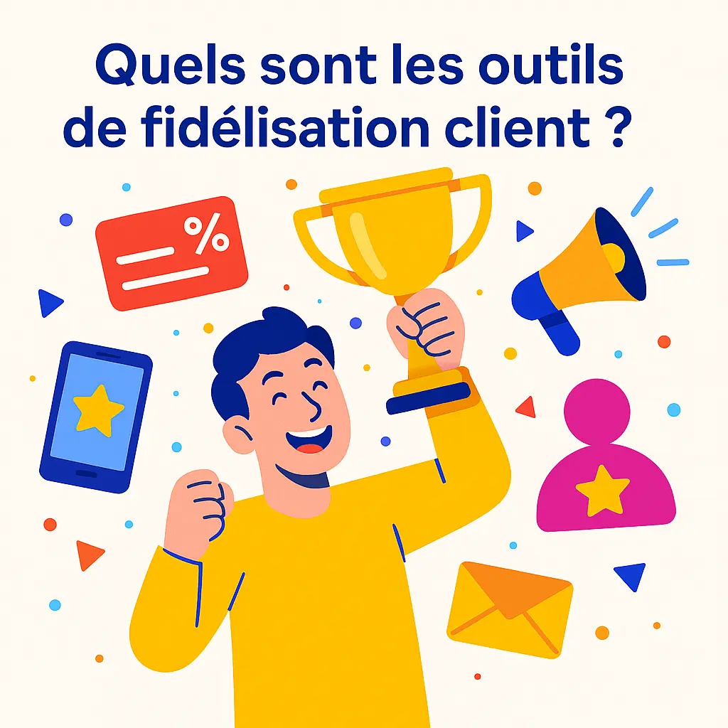 Exemples d’outils de fidélisation des clients : CRM, carte de fidélité, logiciel B2B, outils d’engagement client Outils de fidélisation client : CRM, carte de fidélité, logiciel de fidélisation, engagement client et campagnes personnalisées